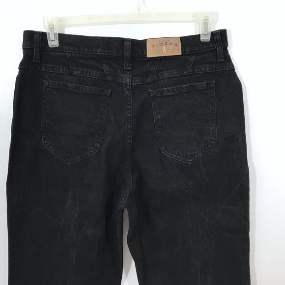 Lee Riders Straight Leg Jeans Black 16P - Picture 4 of 6